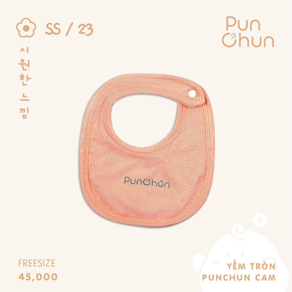 [PUNCHUN] Bộ quần áo set rời dài tay cúc chéo cho bé trai và bé gái sơ sinh cotton mát