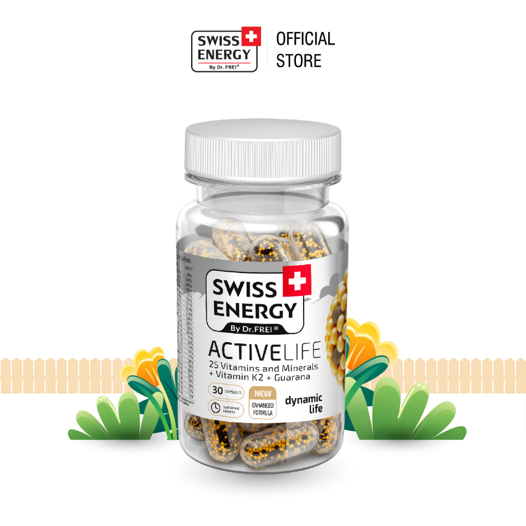 Viên Nang Vitamin Tổng Hợp Bổ Sung Năng Lượng - Swiss Energy Activelife (30 Viên)