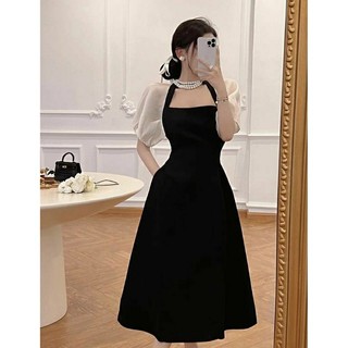 Đầm Xoè Phối Tay Voan