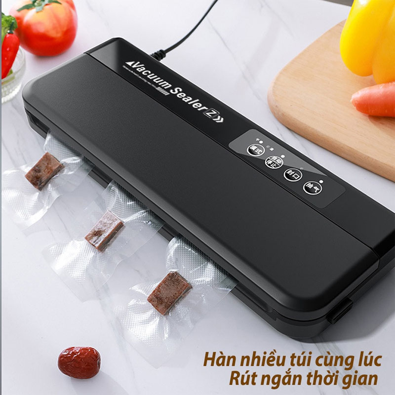 Máy Hàn Miệng Túi Vacuum Sealer ZL720 - Máy Hút Chân Không Tự Động - Bảo Quản Thực Phẩm - Bảo hành 12 Tháng