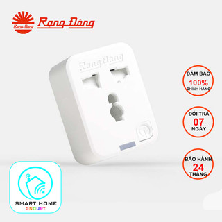 Ổ cắm thông minh wifi Rạng Đông OC.01 wifi, điều khiển từ xa, hẹn giờ linh hoạt