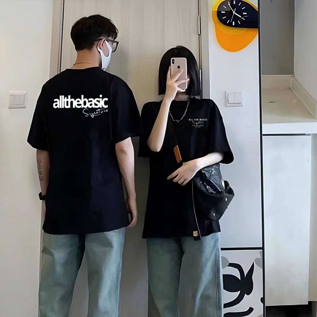 Áo Thun Nam Nữ LeeUni Tay Lỡ Form Rộng, In Hình, Chất Vải 100% Cotton AT37