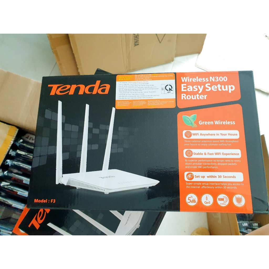 Bộ phát wifi Tenda F3
