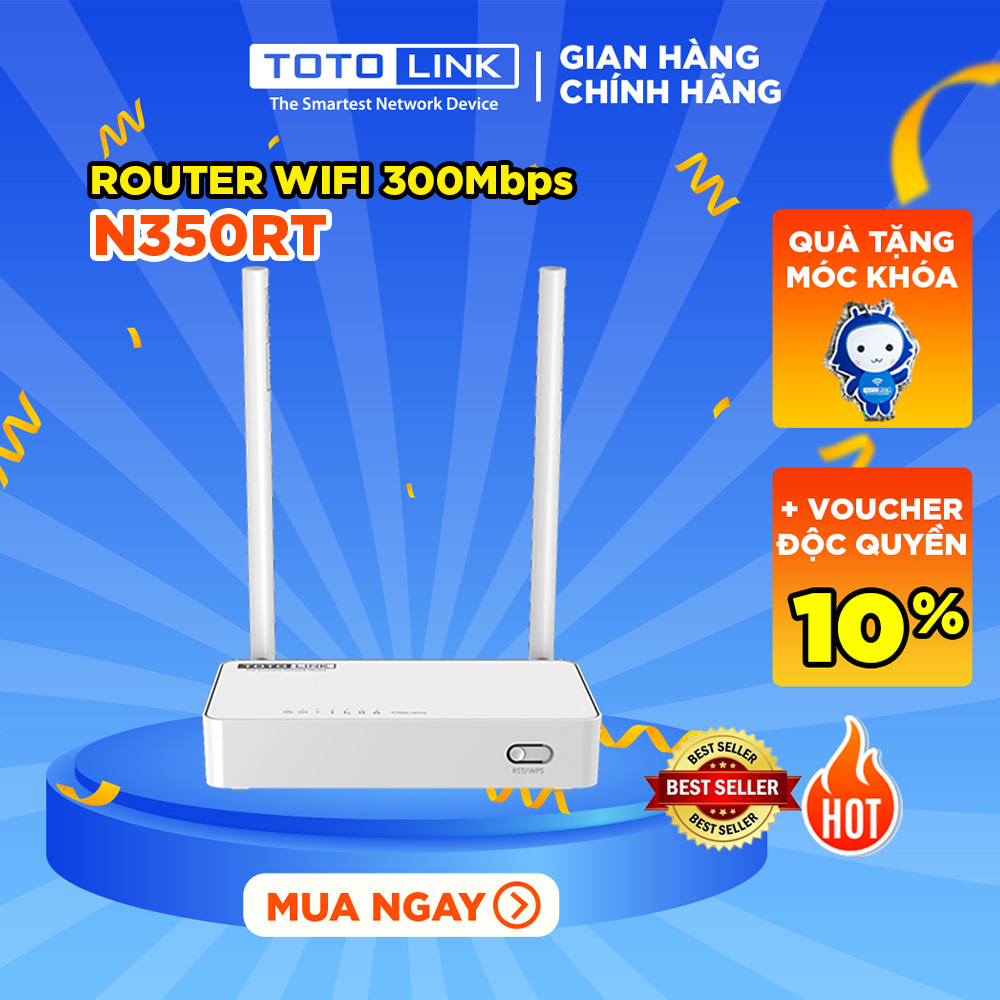 Cục phát wifi router wifi chuẩn N TOTOLINK N350RT