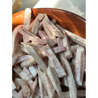 Khoai môn sấy cọng giòn đặt sản Đà Lạt , túi zip 250g , 500g , Chipchip food