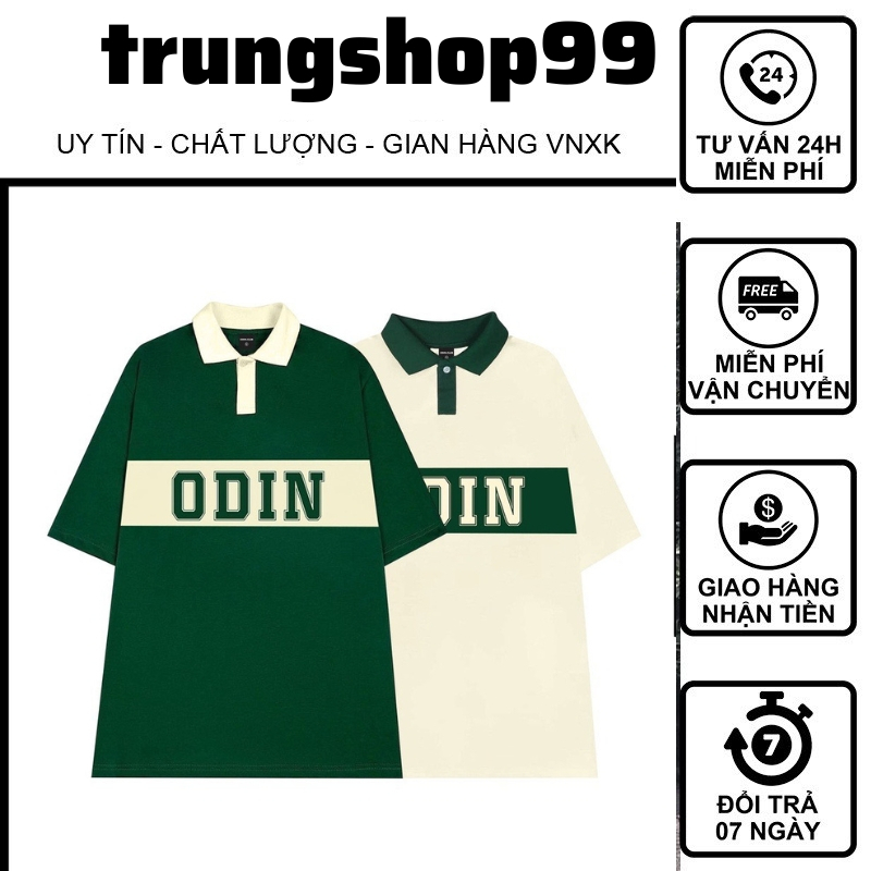 [Mã TOPMAY giảm đến 25k đơn 150k] Áo thun có cổ odin chất cotton su | BigBuy360 - bigbuy360.vn