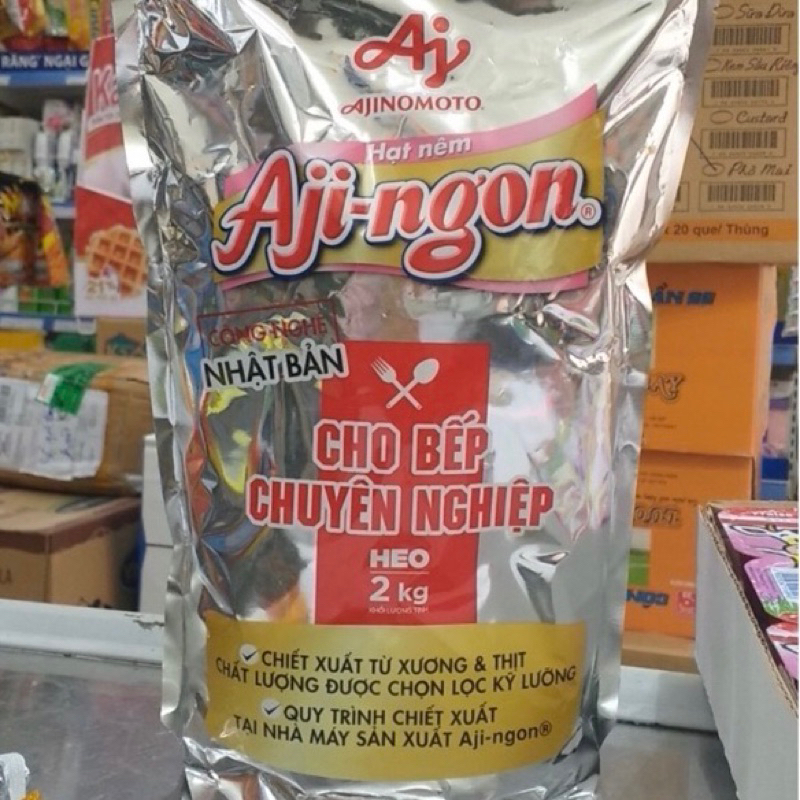 HẠT NÊM Aji-ngon 2kg- Cho Bếp Chuyên Nghiệp