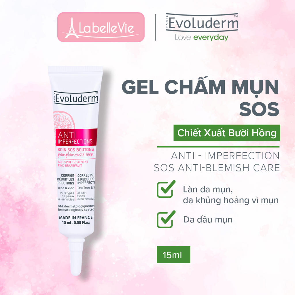 Chấm mụn SOS chiết xuất Bưởi hồng 15ml