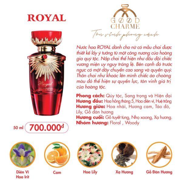 Nước Hoa Nữ Good Charme Royal 50ml