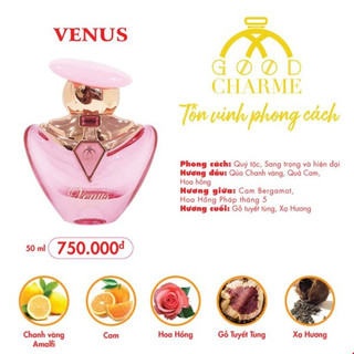 Nước Hoa Nữ GoodCharme Venus Chính Hãng Nhẹ Nhàng , Đằm Thấm , Cuốn Hút Thơm Lâu 50ml