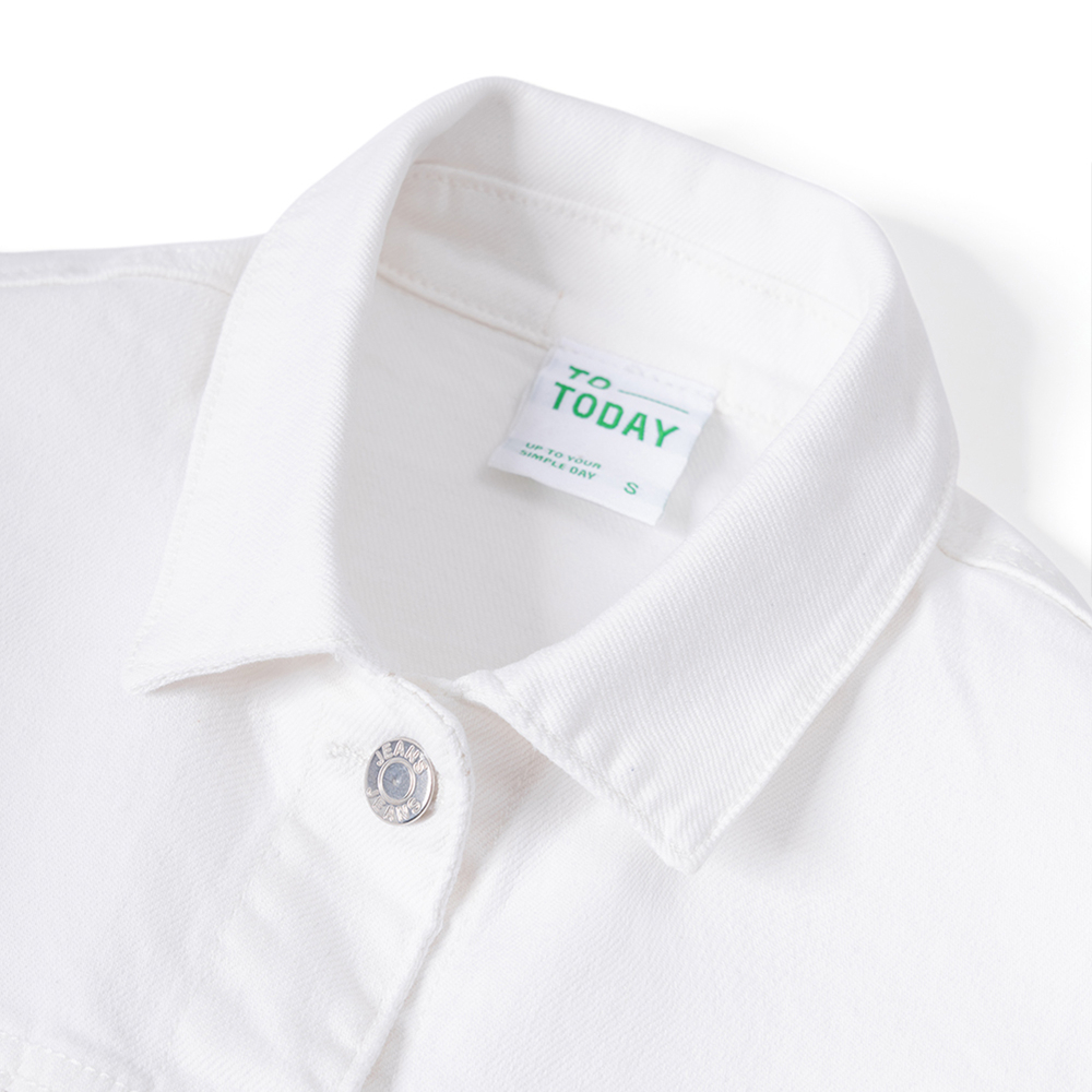 Áo khoác jeans nữ - TOTODAY - kiểu dáng croptop - W1AKJ12201