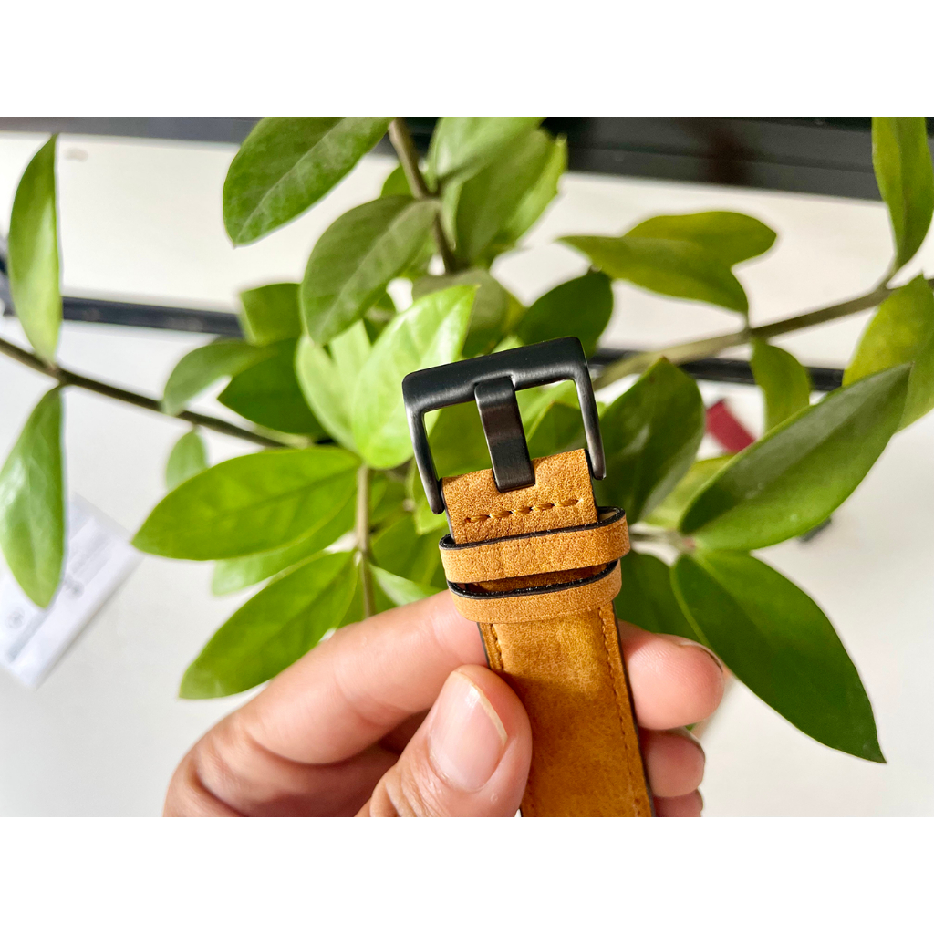 Dây da bò cao cấp nhập khẩu 38mm/40mm/41mm/42mm/44mm/45mm cho  Apple Watch SE 7 6 5 4 3 2 1 - DDAP04