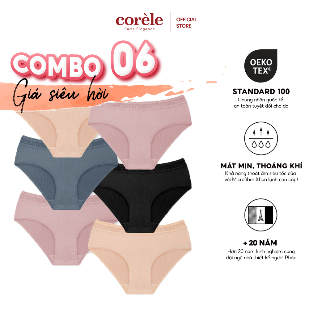 Corèle vải sợi tre, cạp vừa, chuẩn an toàn quốc tế OEKO-TEX từ Corèle Pháp - 02138A