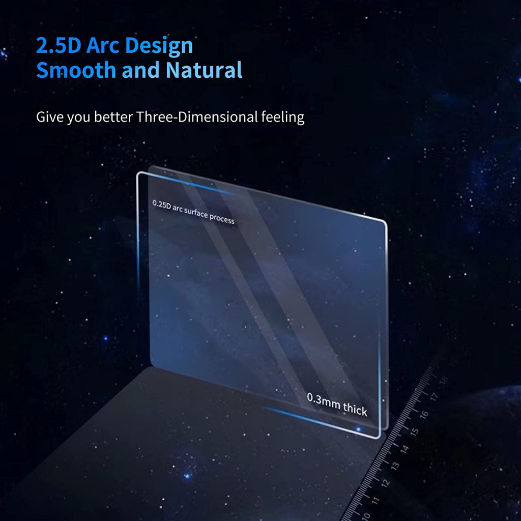 Miếng dán màn hình Toyota Camry 2019 - 2023 bảo vệ chống trầy xước va đập không ảnh hướng đến cảm ứng độ trong suốt cao