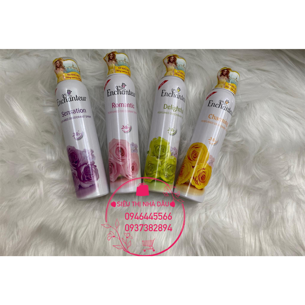 Xịt khử mùi Enchanteur nữ 150ml