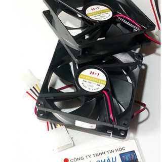 Quạt case 9cm / dày 2.5cm - điện áp dc 12v