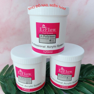 Bột đắp móng ezflow không vón cục bột dẻo mịn 120ml