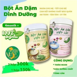 Bột ăn dặm việt lộc 🍎 free ship 🍎 bột cho bé từ 4-10 tháng