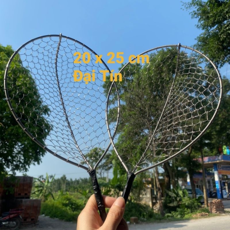 Vợt cá inox kt 20x25cm
