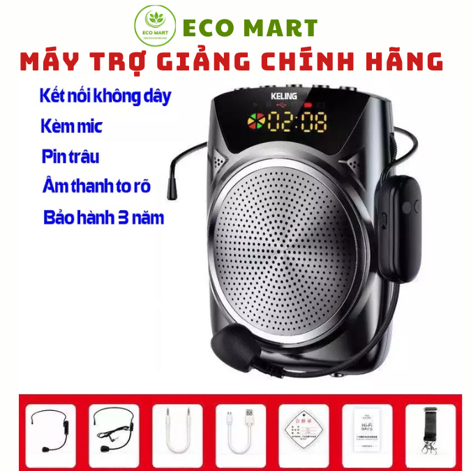 Máy Trợ Giảng Không Dây UHF - KAW K8, Bluetooth 5.0 - Hàng chính hãng
