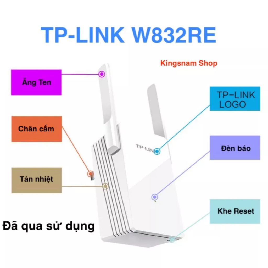 Kích sóng totolink EX200, kích sóng wifi EX300 v2,TpLink 832re,EX1200T Mercusys MW300RE  mới 90% đã qua sử dụng | BigBuy360 - bigbuy360.vn