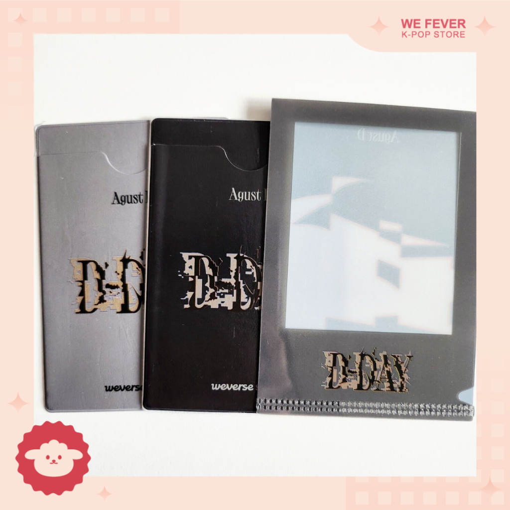 Bộ khung ảnh nhựa cứng AUGUST D-DAY không card | SUGA | Hàng chính hãng