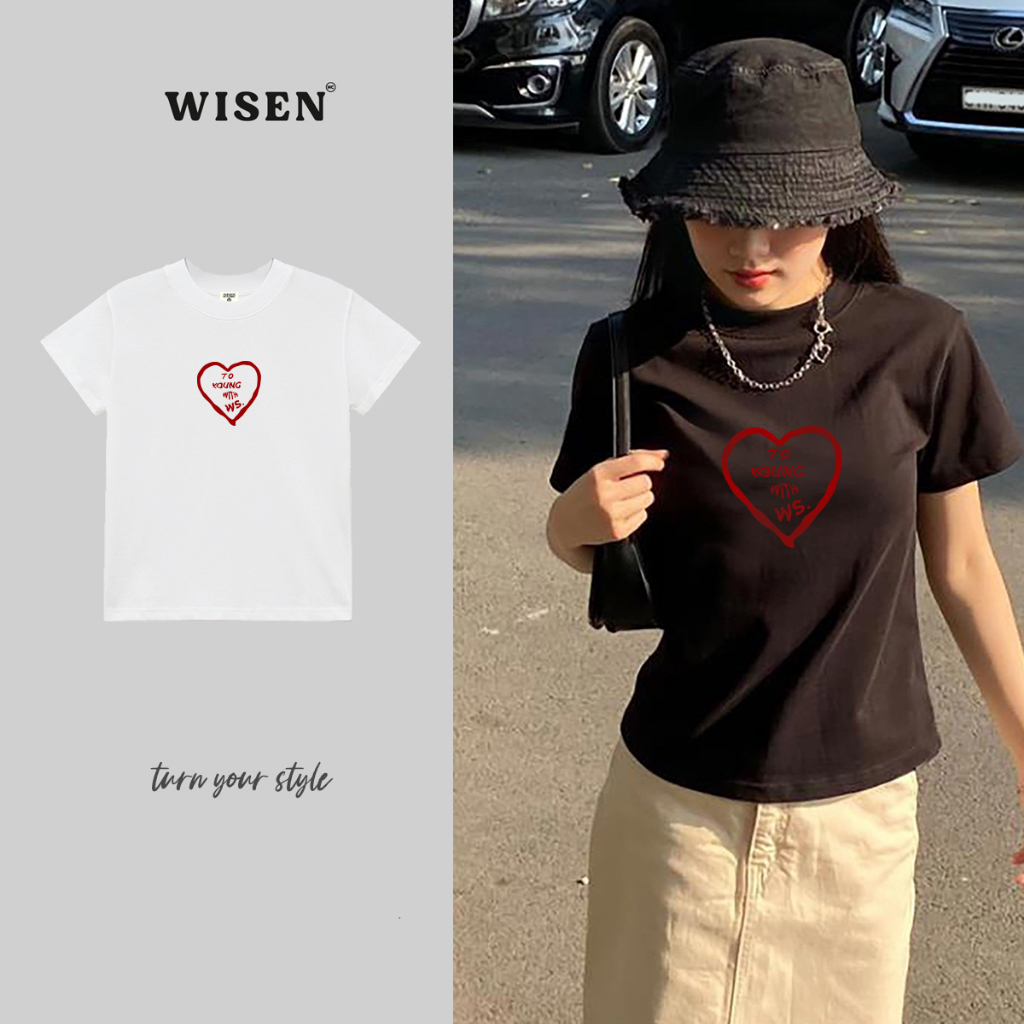Áo Thun Baby Tee WISEN Phông Unisex Local Brand 100% Cotton Cao Cấp 2 Chiều Mẫu TYWU