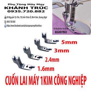 [ Từ 1.6mm đến 5mm ] Chân vịt cuốn lai thành phẩm từ 1.6mm đến 5mm máy may công nghiệp 1kim