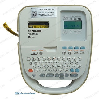 Máy in nhãn TEPRA SR-R170V - máy có tiếng Việt