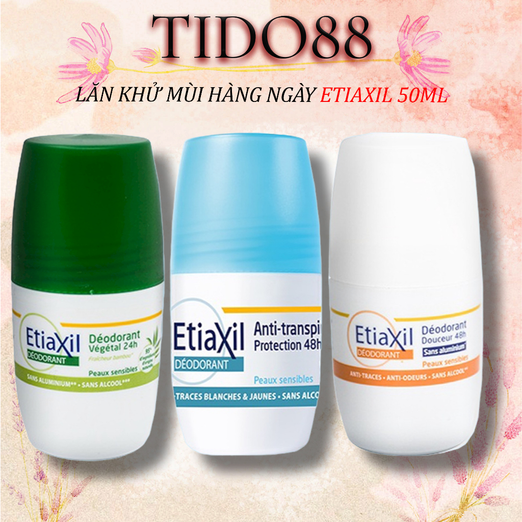 Lăn khử mùi Etiaxil giảm mùi hôi nách chính hãng Pháp 15ml chính hãng NCC Tido88