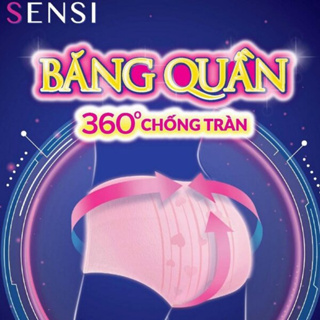 Băng vệ sinh quần ban đêm Diana Sensi size M-L, gói 5 miếng siêu tiết kiệm