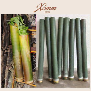 Combo 30 ống nứa nướng thịt, ống nướng lươn dk 4-7cm, dài 30-60cm, ống tre nứa