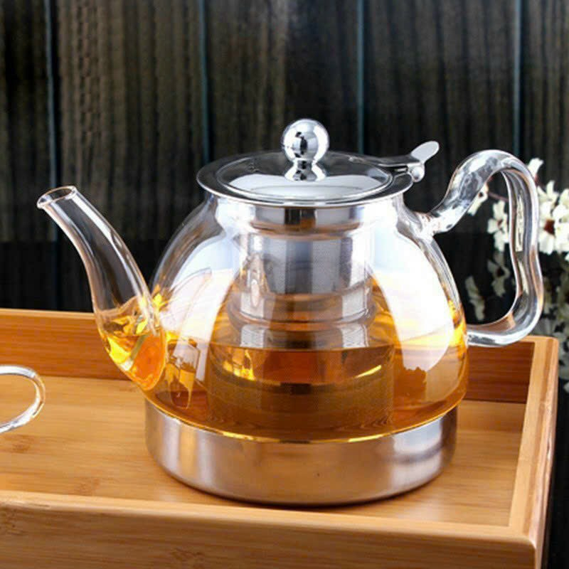 Hot hot hot ấm pha trà thủy tinh chịu nhiệt có thể đun được trên tất cả các loại bếp ( bếp ga, hồng ngoại, bếp từ )