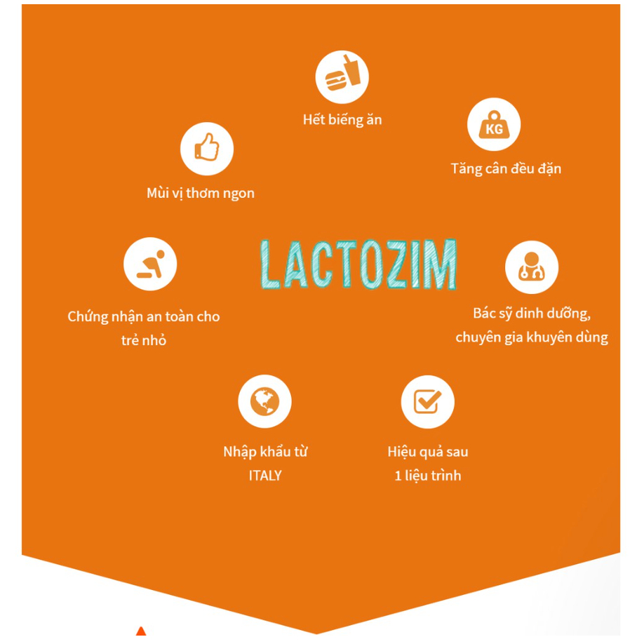 Lactozim - Bổ sung các enzym tiêu hóa giúp trẻ ăn ngon, hấp thụ tốt, giảm biếng ăn