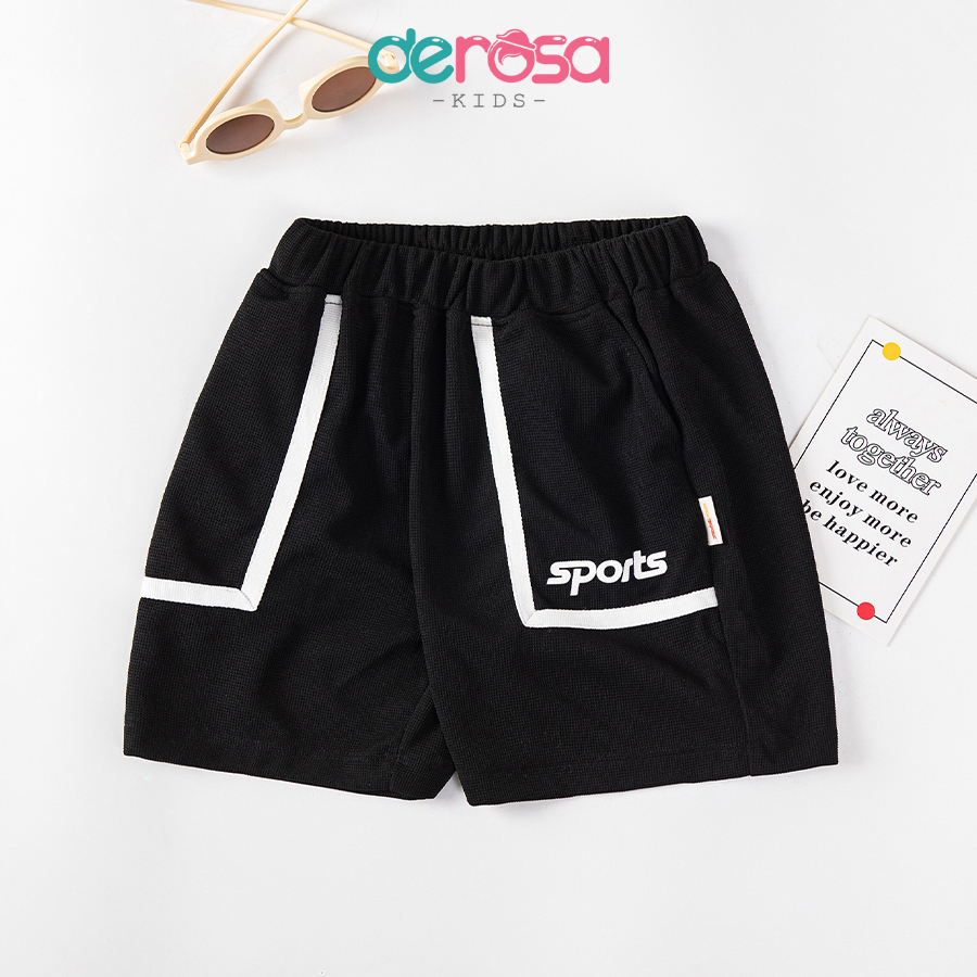 Quần đùi bé trai DEROSA KIDS cho bé từ 2 đến 6 tuổi ZSK23-506Q