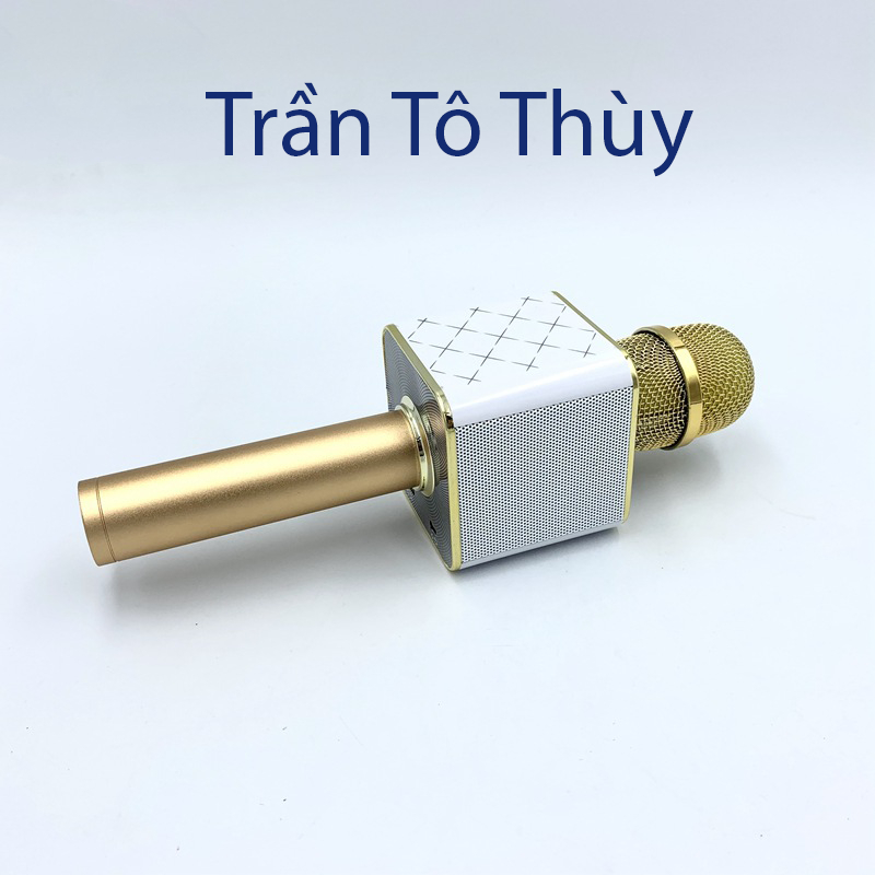Míc kèm loa hát karaok W858 kết nối nhanh chóng,âm thanh sống động-trantothuy