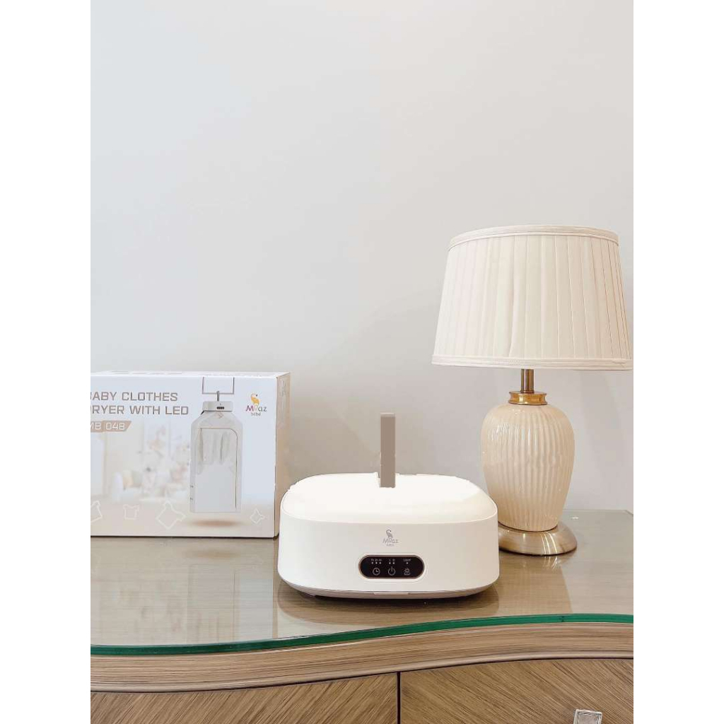 Máy sấy quần áo cho bé gắn đèn Led tiệt trùng Moaz Bébé MB048 - CHÍNH HÃNG