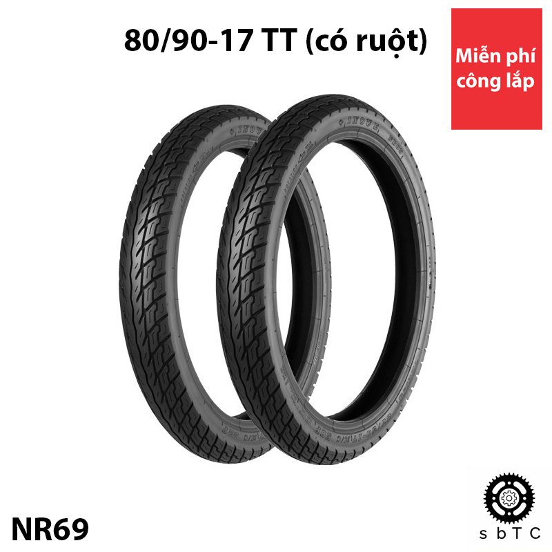Lốp vỏ xe máy INOUE IRC NR69 80/90-17 TT chính hãng
