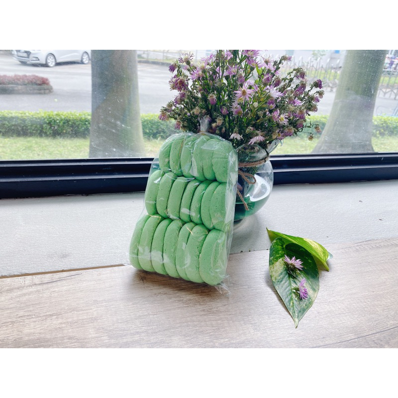 Bánh bao matcha trà xanh size to