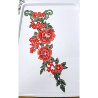 hoa thêu trang trí áo dài áo đầm