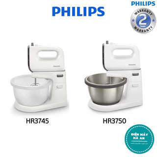 Máy đánh trứng để bàn philips hr3745 hr3750 - hàng chính hãng - bảo hành 24 tháng