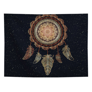 Vải treo tường  dreamcatcher, tặng kèm đinh đóng tường và kẹp tranh.