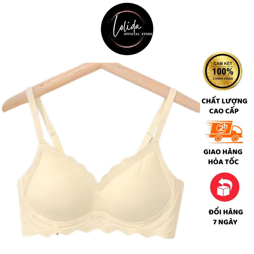 Áo Ngực Nữ Đúc Su Lolida Cao Cấp Thiết Kế Nâng Ngực Mềm Mại Thoáng Mát MÃ AL69