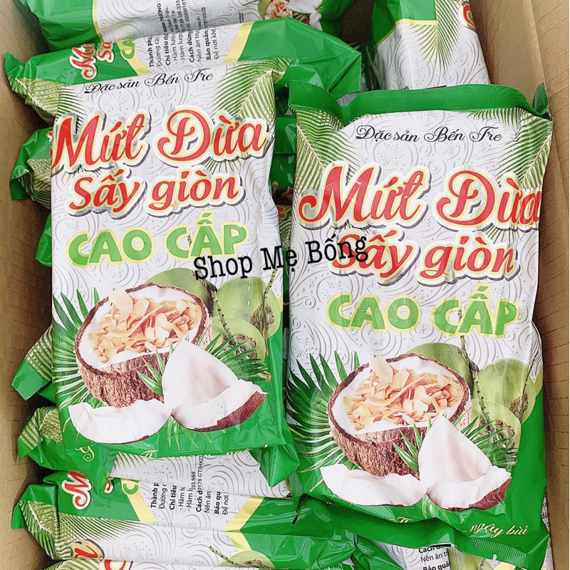 Dừa khô sấy giòn đặc sản Bến Tre