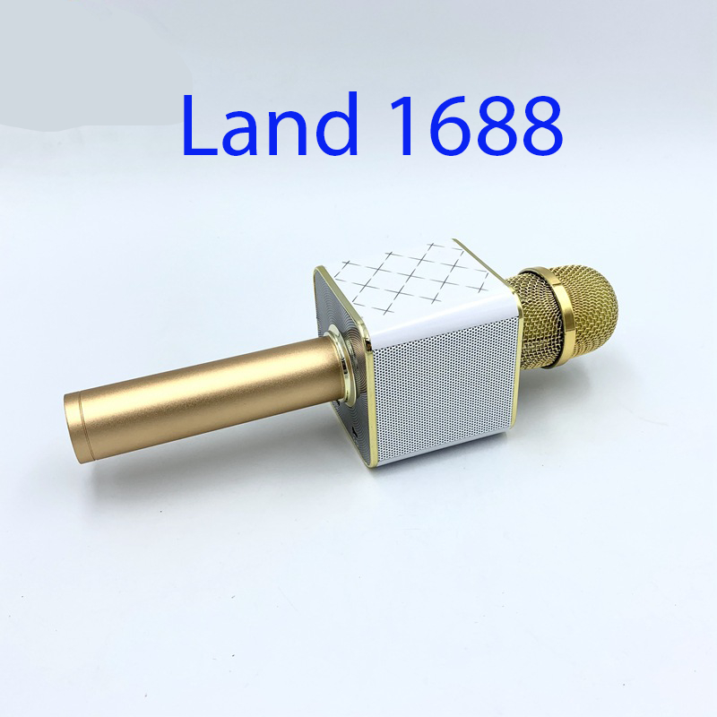 Míc kèm loa hát karaok W858 kết nối nhanh chóng,âm thanh sống động-land1688