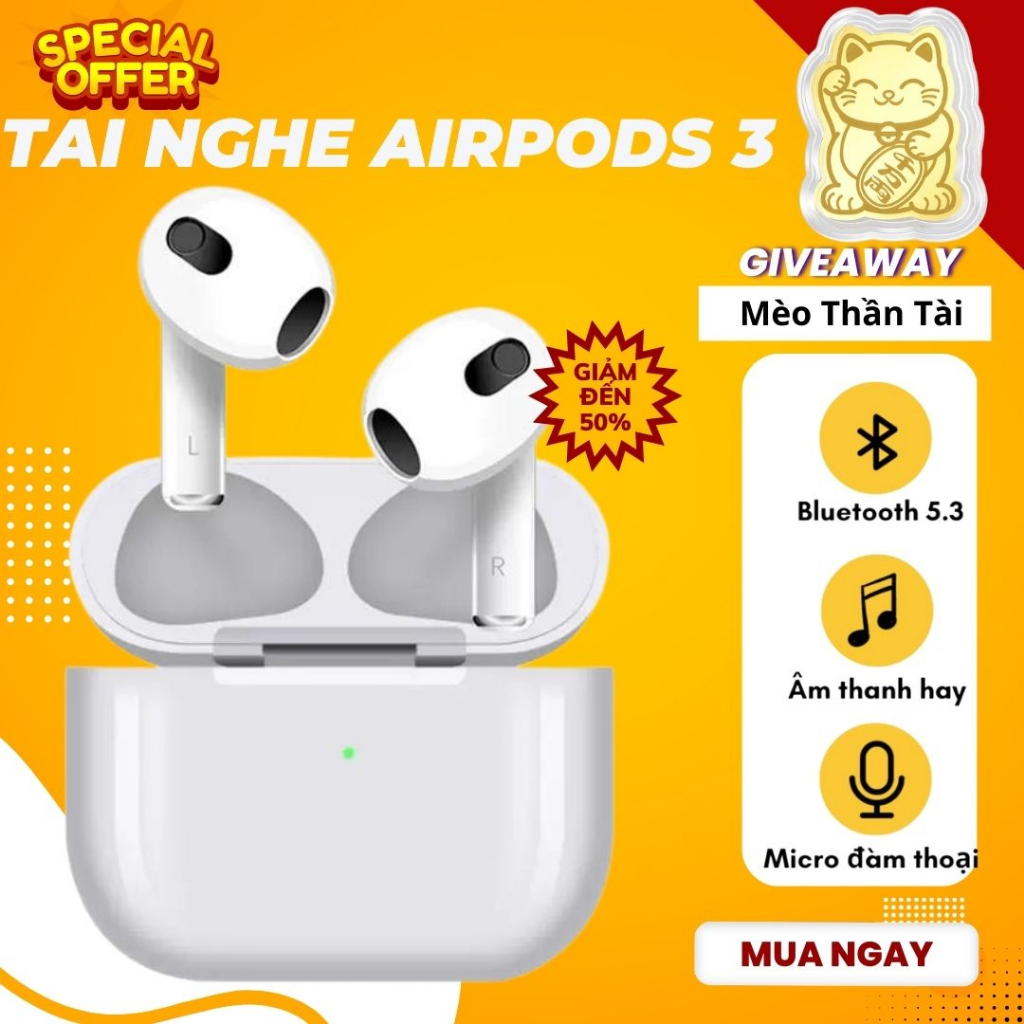 Tai nghe Bluetooth AP3 KTA cao cấp Full tính năng cảm ứng cực nhạy giành cho các điện thoại ThinkSkyCn1 binguyenmvym  sh