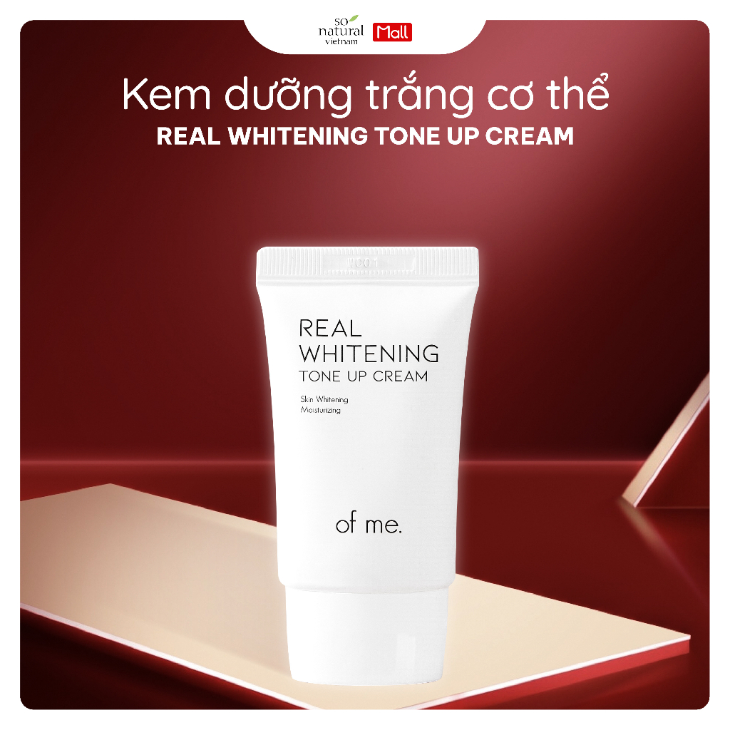 Kem dưỡng trắng cơ thể Real Whitening So Natural 50ml