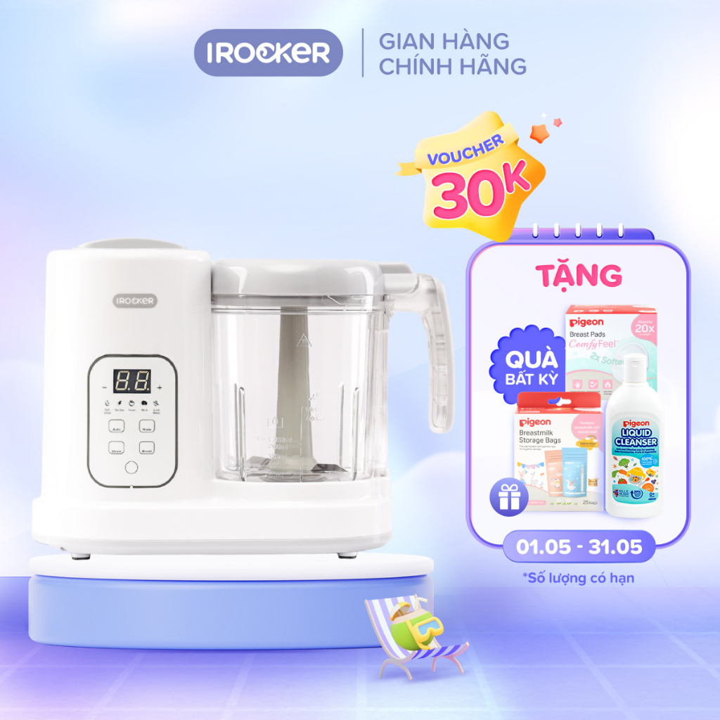 Máy xay hấp thức ăn đa năng IROCKER - BFP 002