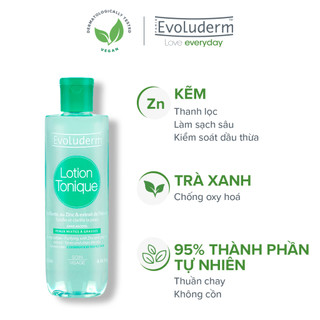 Nước hoa hồng Evoluderm dành cho da hỗn hợp và dầu mụn 250ml