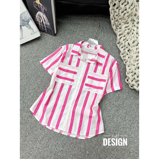 sơmi kẻ cổ đức dáng mới TH